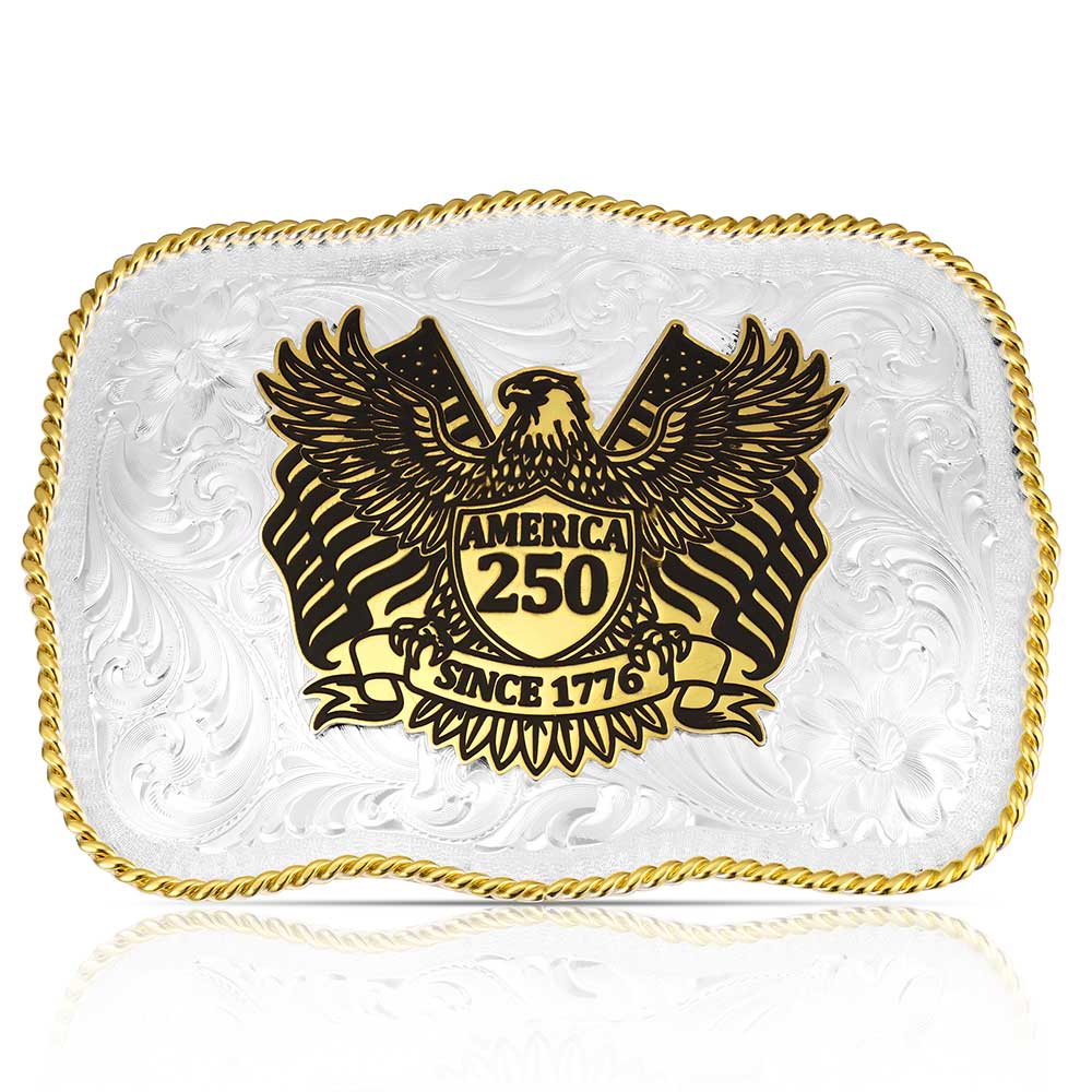 Montana Silversmiths America's 250th Anniversary Buckle