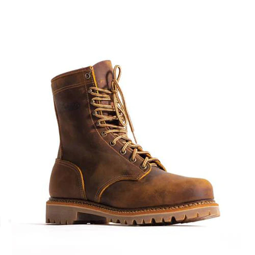 Silverado Men's Boots - Lumberjack Oil Tan Shipyard Style