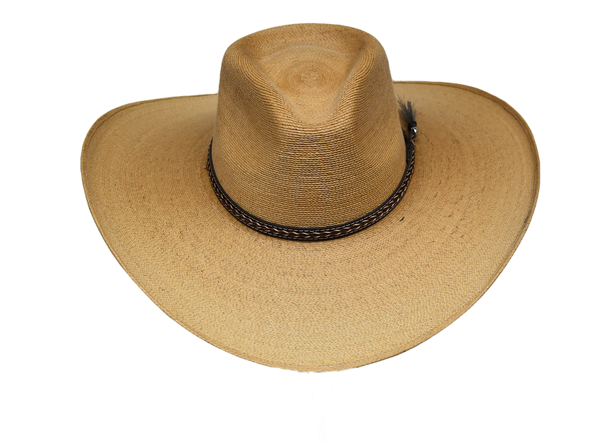 Lone Star Palm Leaf Explorer Hat with Stampede String