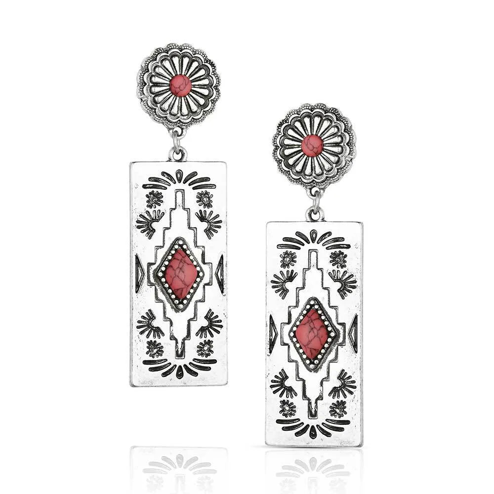 Montana Silversmith Bar B Pink Southwest Sunrise Earrings