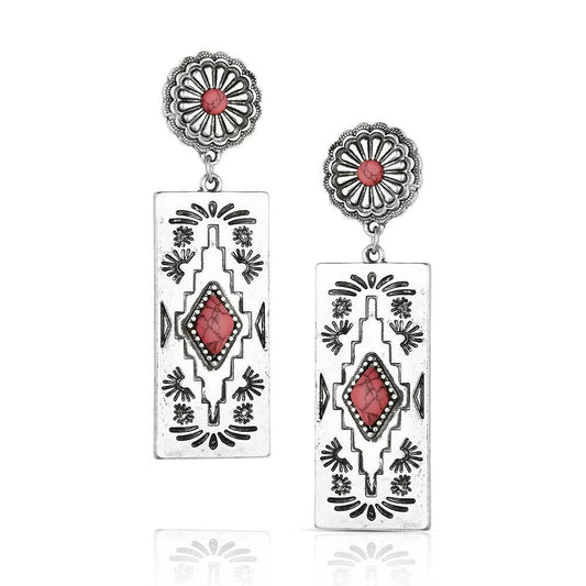 Montana Silversmith Bar B Pink Southwest Sunrise Earrings