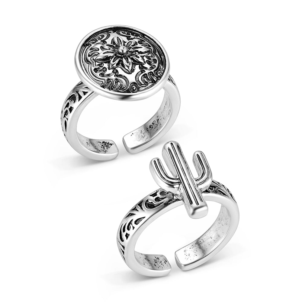 Montana Silversmith Southwest Embrace Ring Set