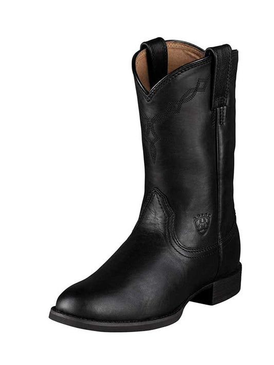 Ariat Women's Round Toe, Black Ropers