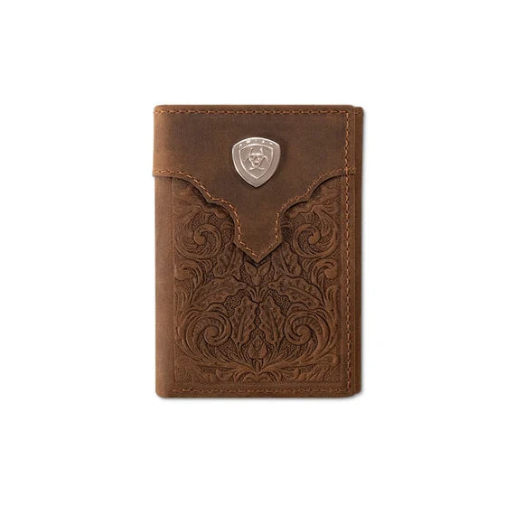 Ariat Scroll Overlay Trifold Wallet