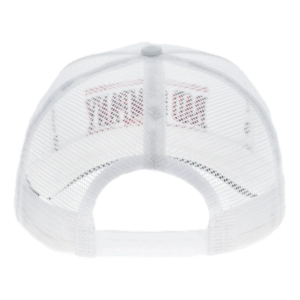 Hooey Ball Cap Bad Company White and Black with Red Logo