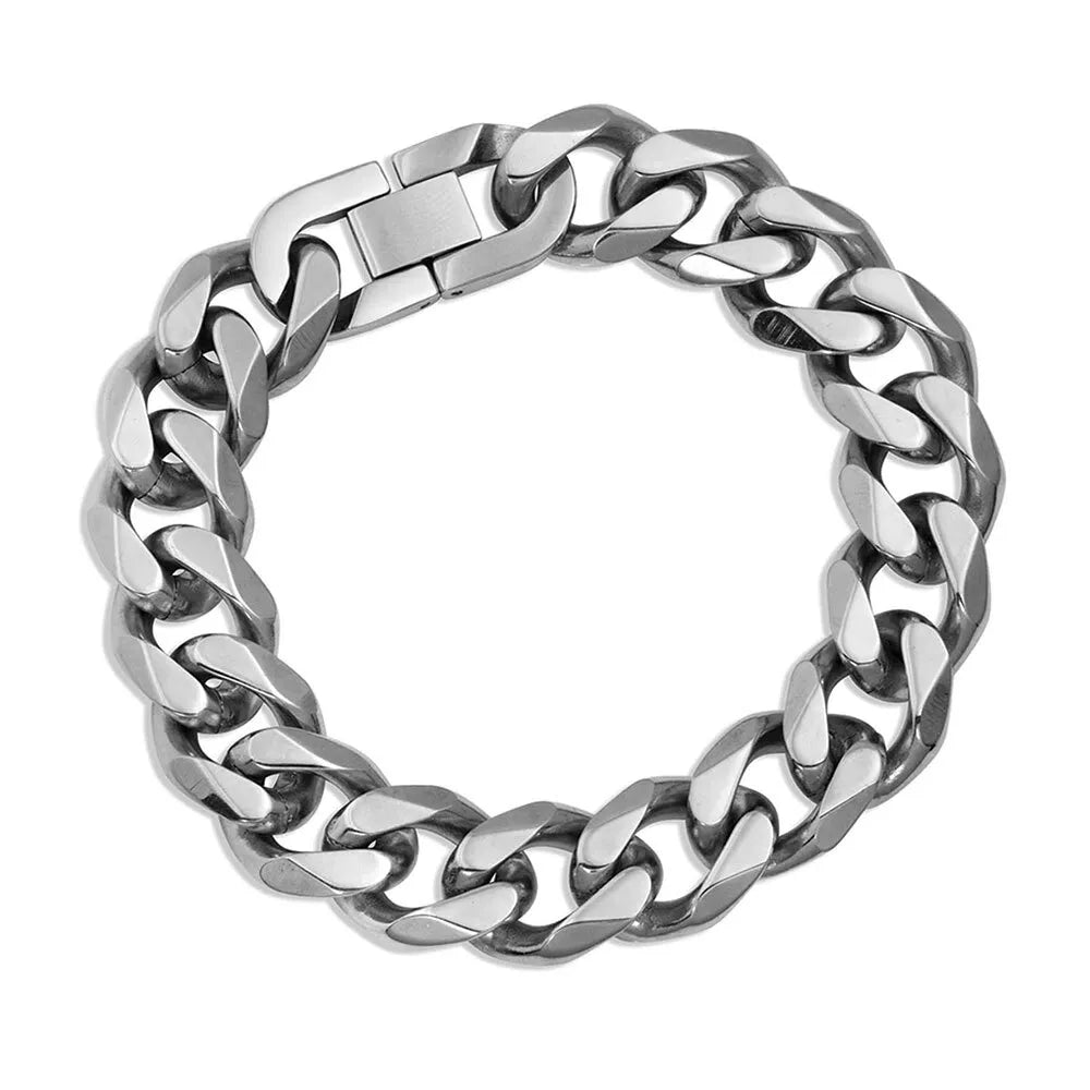 Montana Silversmiths Cuban Link Chain Bracelet