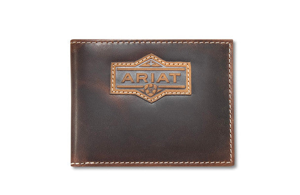 Ariat Men’s Removable Passcase Wallet – Embossed Patch