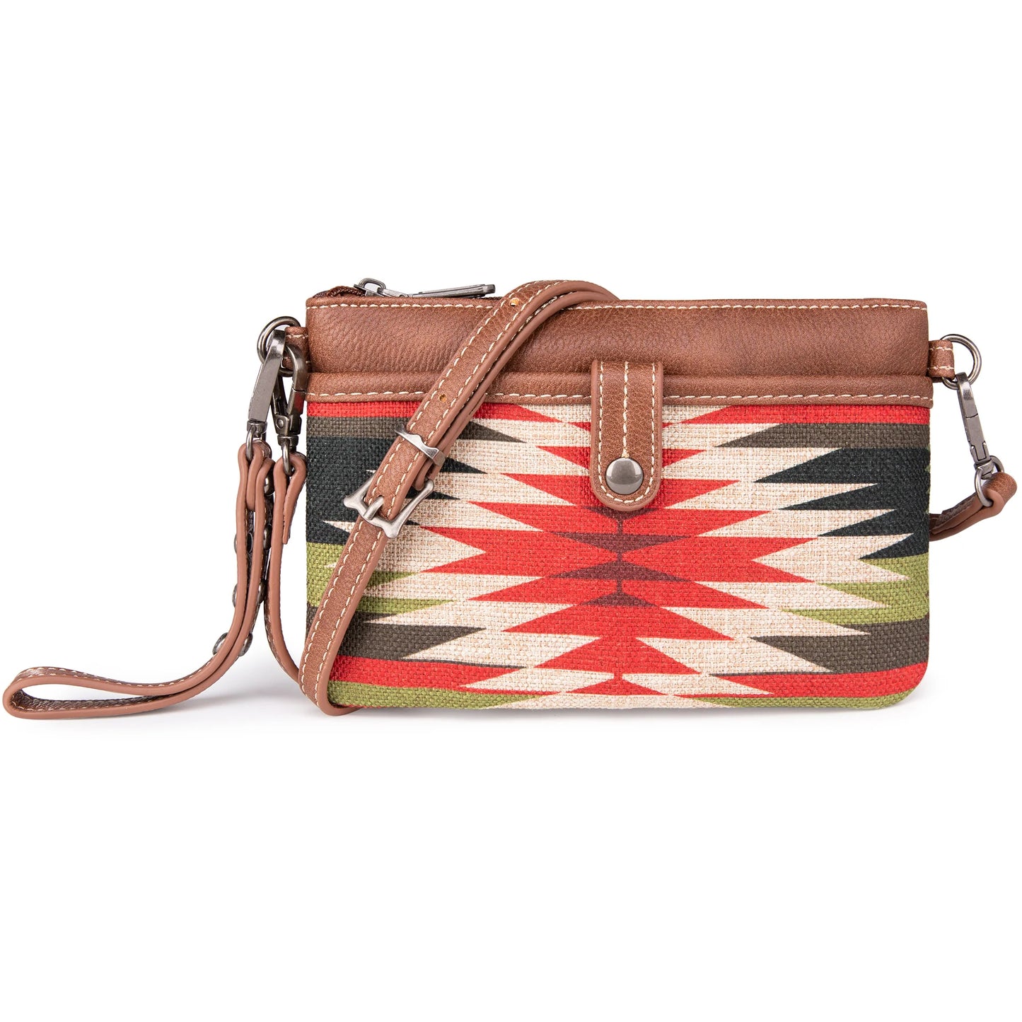 Wrangler Southwestern Art Print Clutch/Crossbody Bag