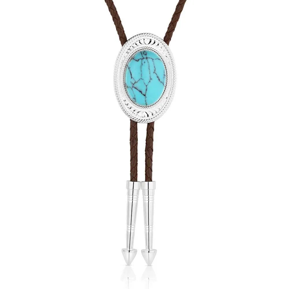 Montana Silversmith The Outlaw Turquoise Bolo Tie