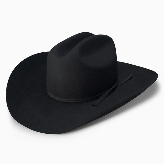 Resistol Kid's Felt Cowboy Hat - Black Cattleman Crown One Size Fits All