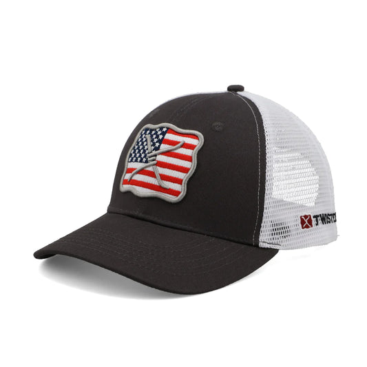 Twisted X Ball Cap - Patriotic Buckle Cap