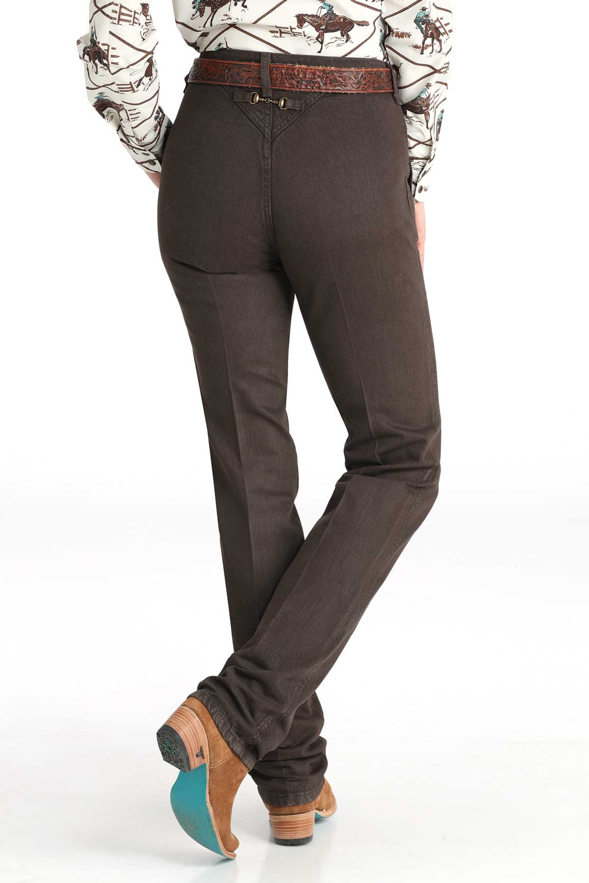 Cruel Denim Women's Quinn Brown Tapered Jean