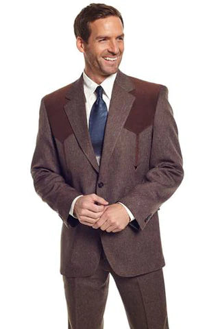 Circle S Blazer Sport Coat - Heather Chestnut