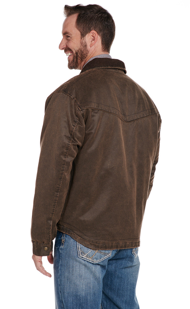 Cripple Creek Enzyme Washed Cotton Zip Front Jacket with Concealed Carry Pocket