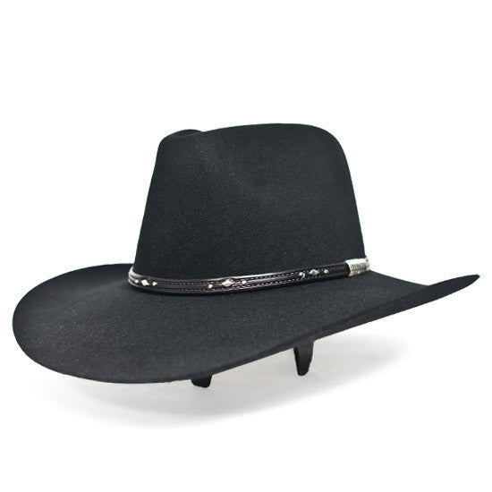 Stetson 5X Felt Hat Black Pawnee