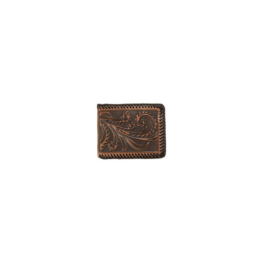 3D Men's Brown Bifold Style with Removable Pass Case Wallet