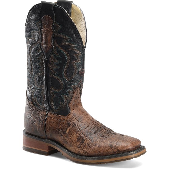 Double H Men's Boots - Brown  Cliff Everyday Carry Pocket Square Toe