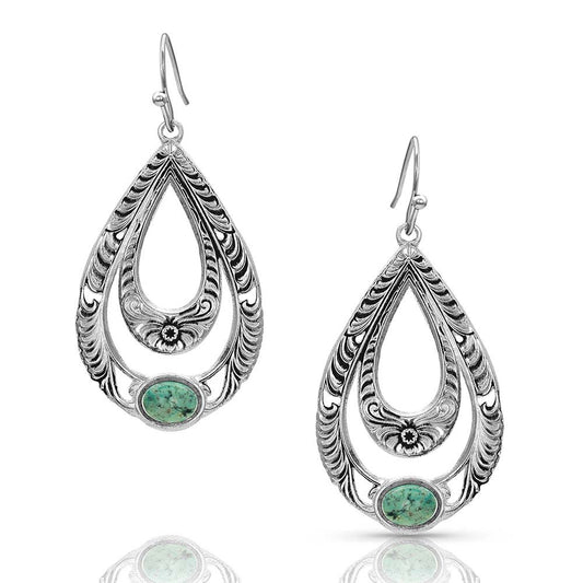 Montana Silversmith Hidden Canyon Turquoise Earrings