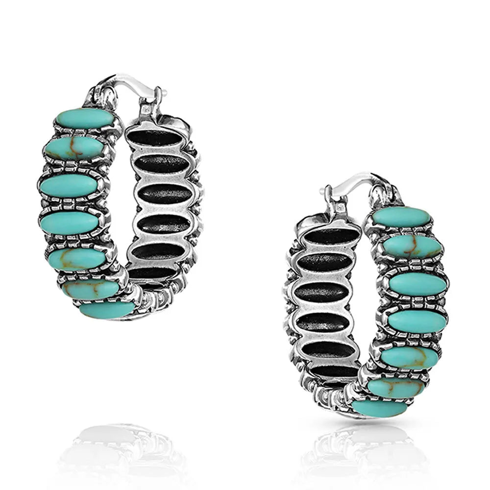 Montana Silversmith Turquoise Run Earrings