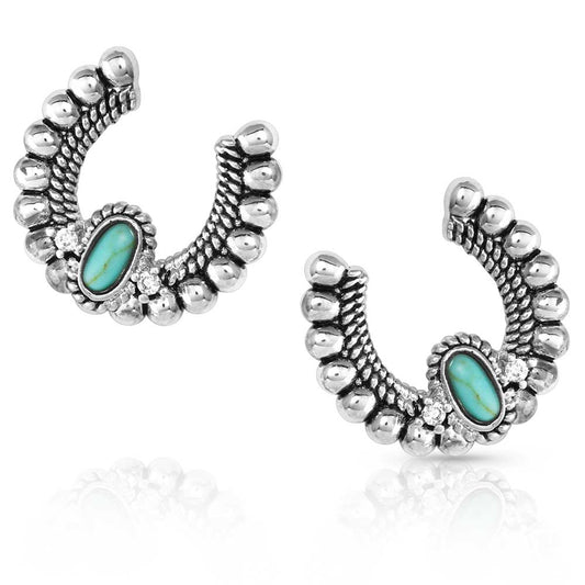 Montana Silversmith Lucky Roads Turquoise Earrings