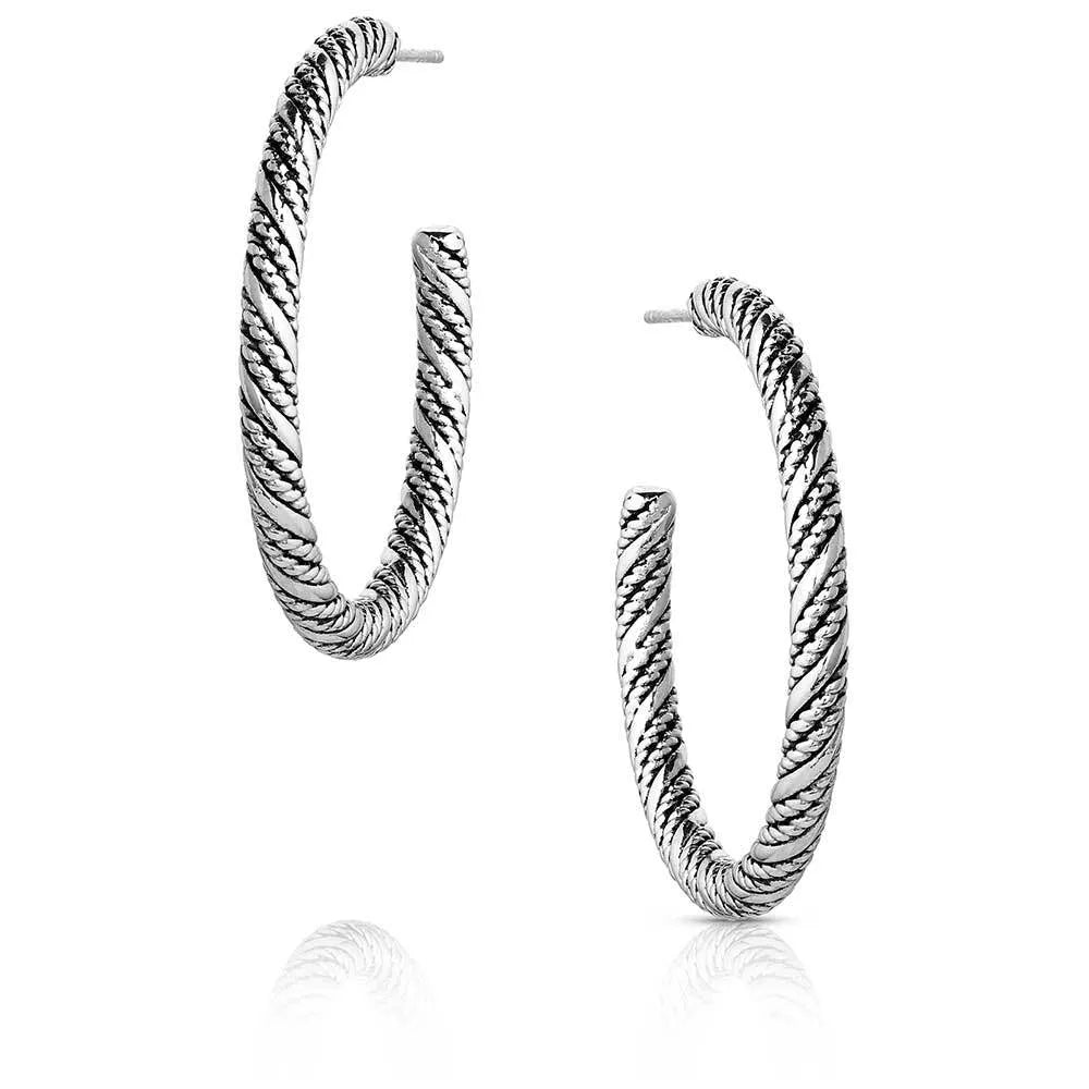 Montana Silversmith Subtle Style Hoop Earrings