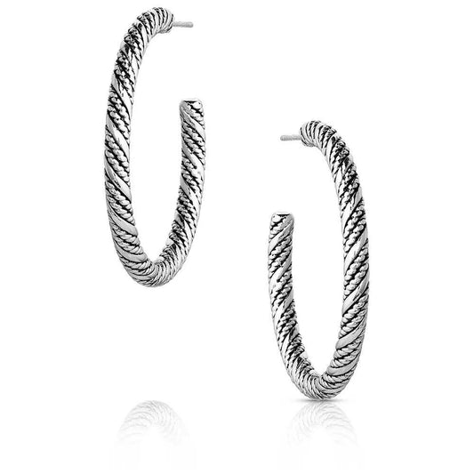 Montana Silversmith Subtle Style Hoop Earrings