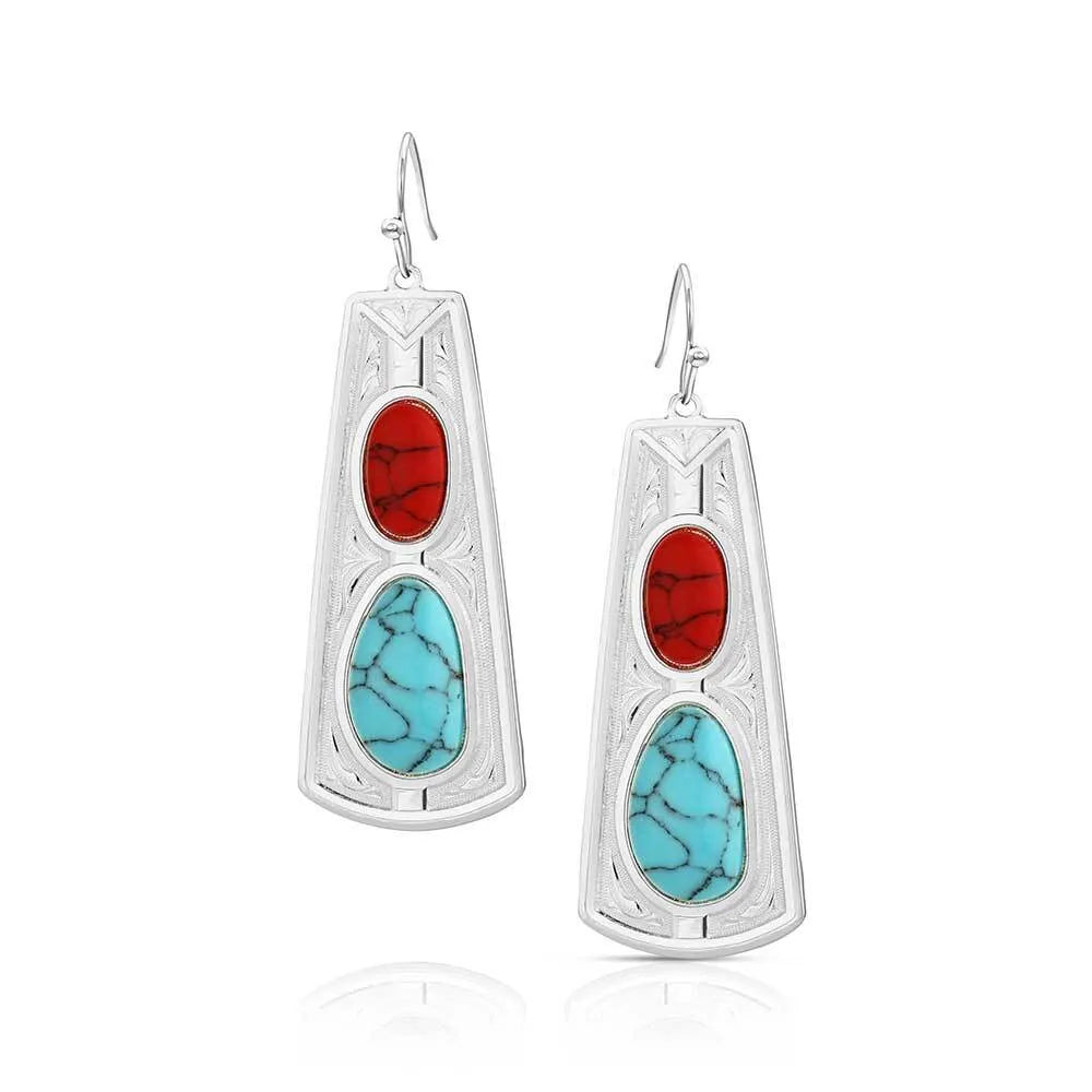 Montana Silversmith Cowgirl Two Stone Harmony Earrings