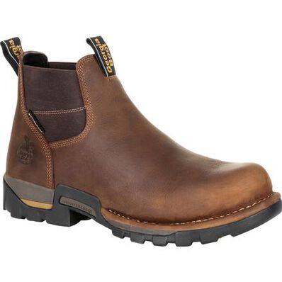 Georgia Boots Men's Chelsea Work Boot with Eagle One Steel Toe