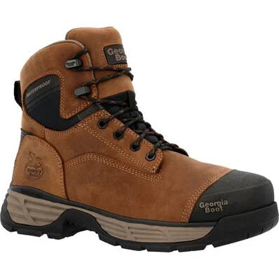 Georgia Boots- Men's 6" Dura-Blend Waterproof Alloy Toe Work Boot