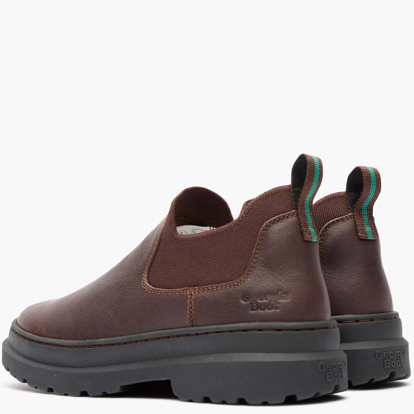 Georgia Boots Men's Romeo SuperLyte Shoe in Soggy Brown