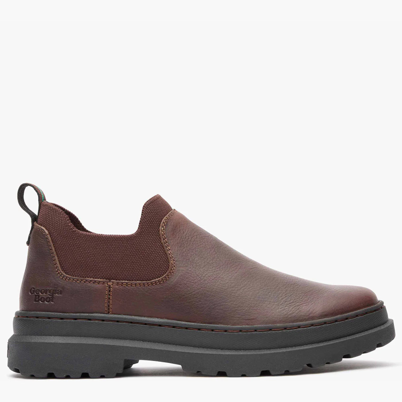 Georgia Boots Men's Romeo SuperLyte Shoe in Soggy Brown