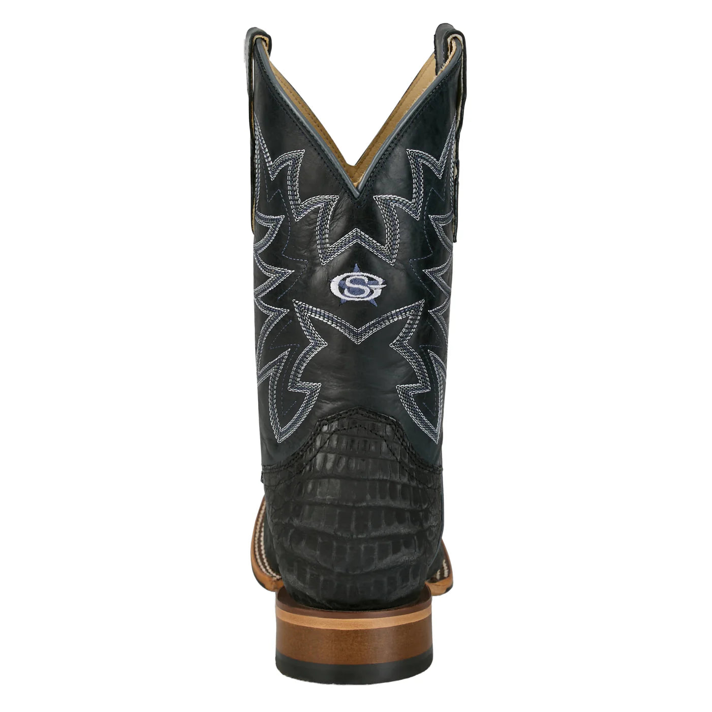 Justin Boots Men's George Strait San Antone Charcoal Caiman 11" Boots