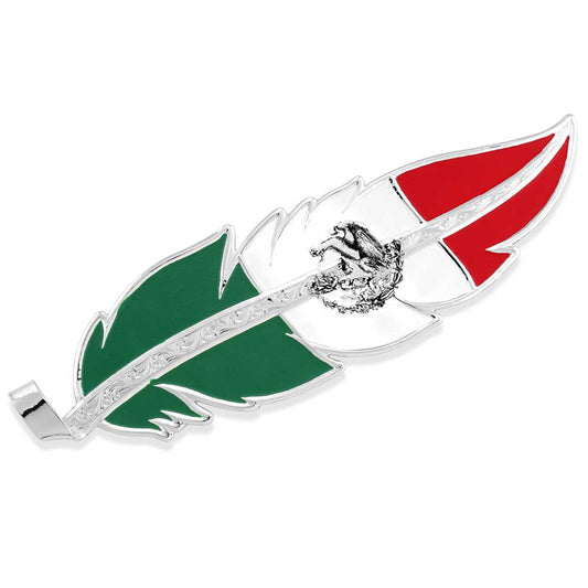 Montana Silversmith Mexico Flag Hat Feather