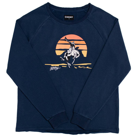 Hooey Women's Sweatshirt - Navy Pullover "Homey"