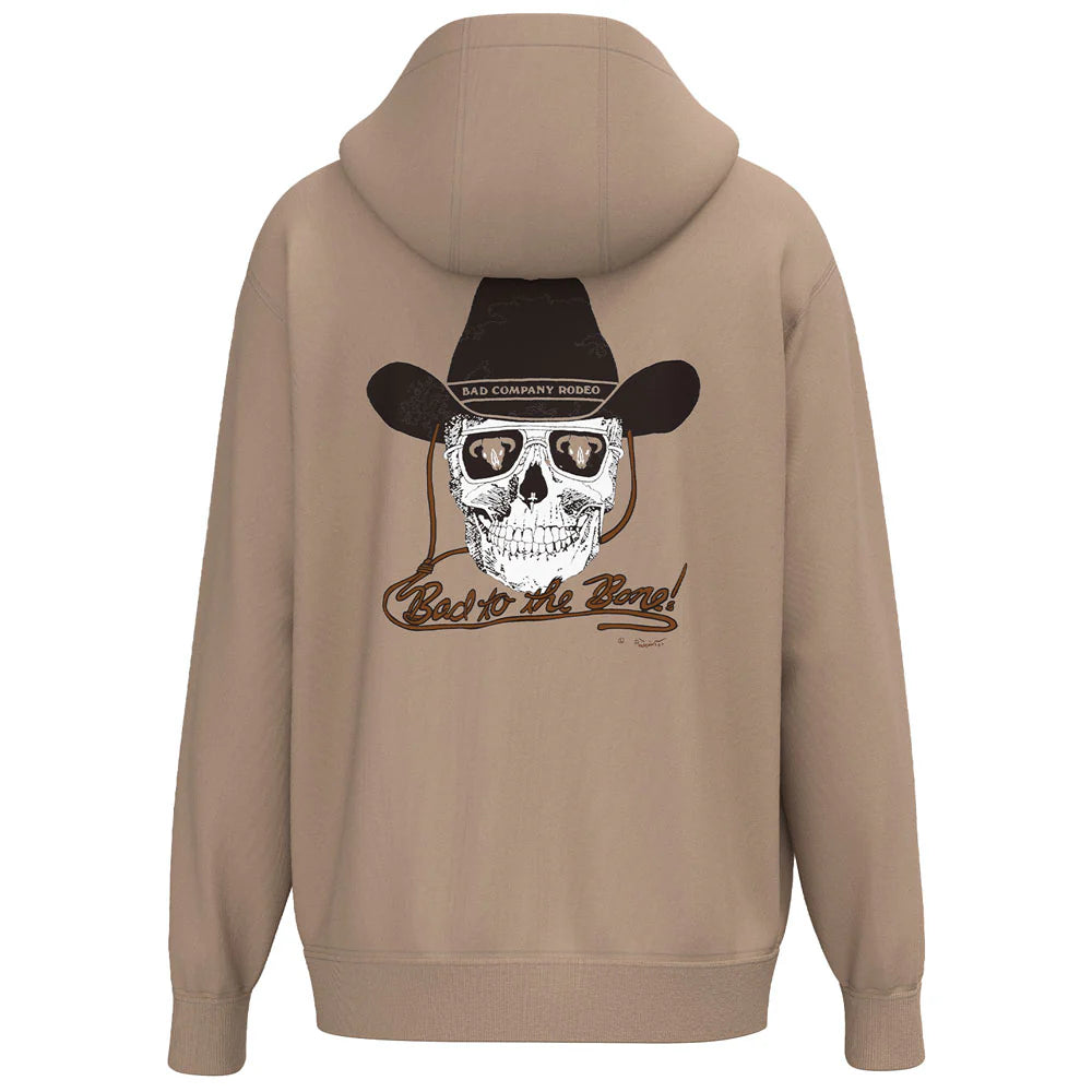 Hooey Men's Bad Company Rodeo Hoody Tan with Logo on Back