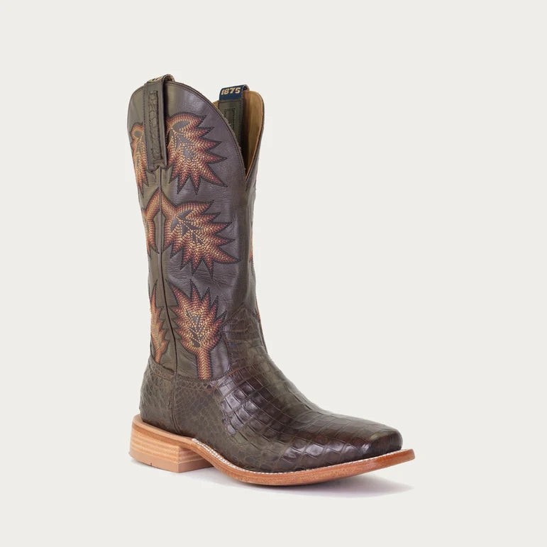 Hyer Men's Russell Brown Caiman Boots