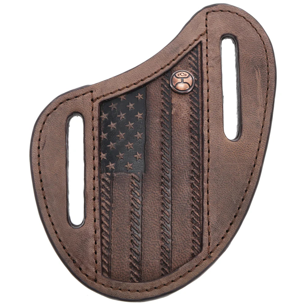 Hooey "Liberty Roper" Hooey Classic Pancake Knife Sheath Brown