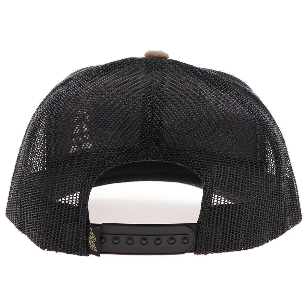 Hooey Ball Cap "HOG" Tan and Brown with Brown Logo