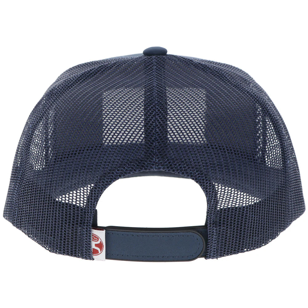 Hooey Ball Cap "Liberty Roper" Navy Blue with 1776 Flag Patch