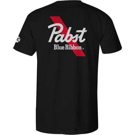 Hooey Men's "Pabst Blue Ribbon" Black with Red & White T-Shirt