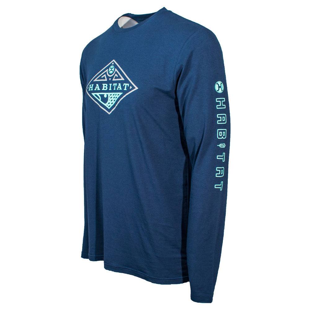 Hooey Men's "The Captain" Navy Long Sleeve T-Shirt