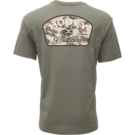 Hooey Men's "Outfitters" Green Outfitters T-Shirt