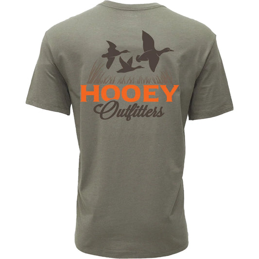Hooey Men's Decoy Outfitters T-Shirt Olive with Bird Logo