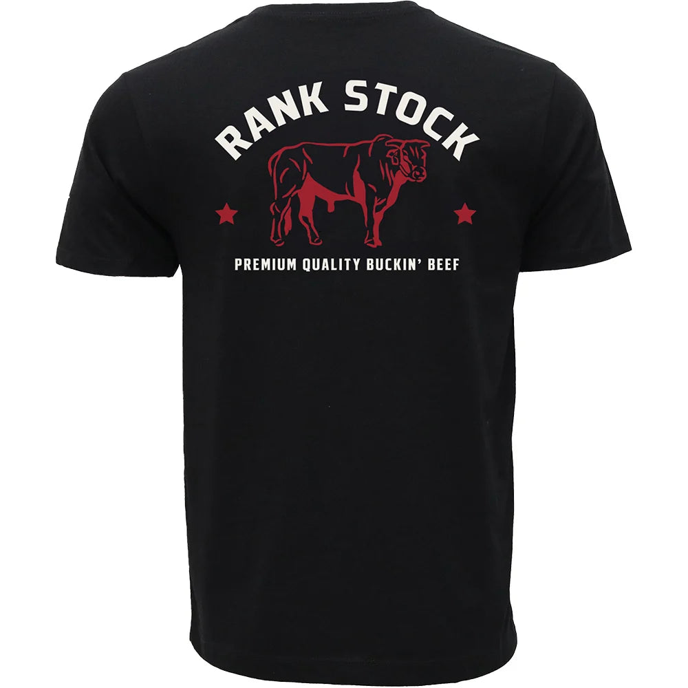 Hooey Youth "Charbray" Black Rank Stock Pocket T-shirt