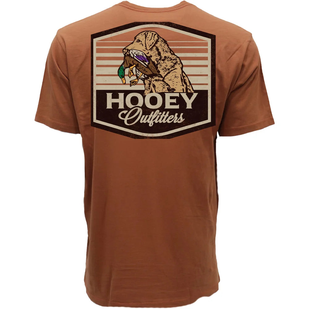 Hooey Youth Toller Hooey Outfitters T-Shirt Rust with Bird Dog Logo