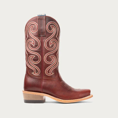 Hyer Women's Meriden Merlot Cowhide Boots