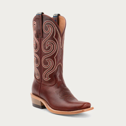 Hyer Women's Meriden Merlot Cowhide Boots
