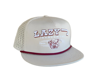 Lazy J Ball Cap-Lazy J Ranch Wear Tan & Tan 4" Performance