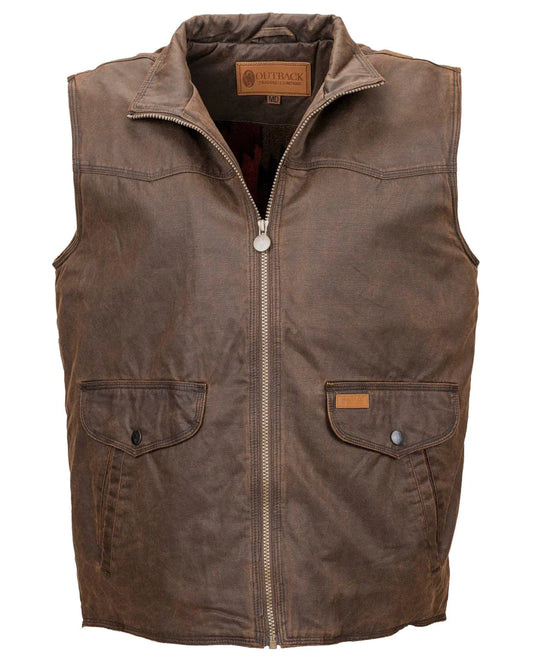 Outback Trading Men’s Landsman Vest Brown