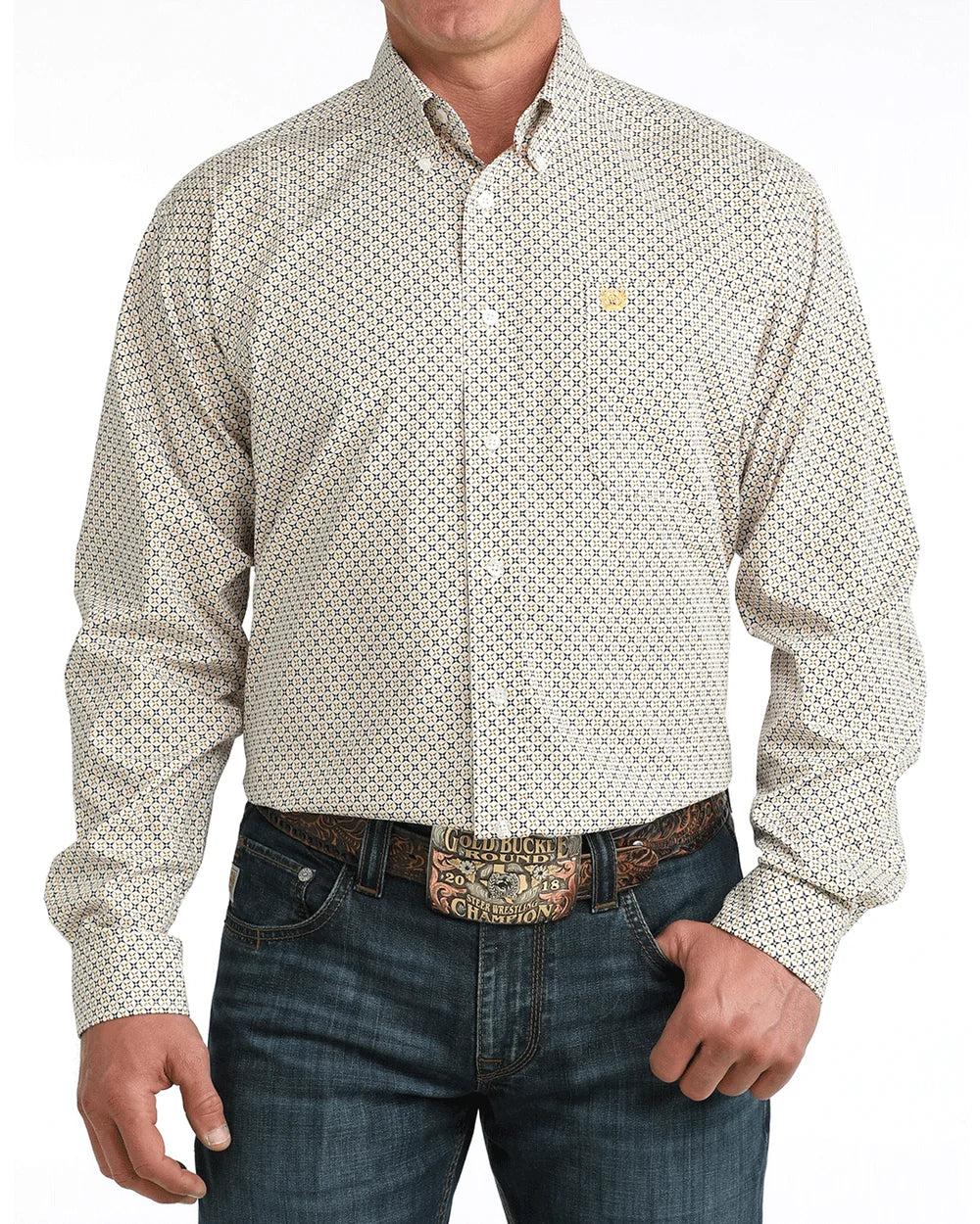 Cinch Men's Long Sleeve Classic Fit Button-Down Western Shirt
